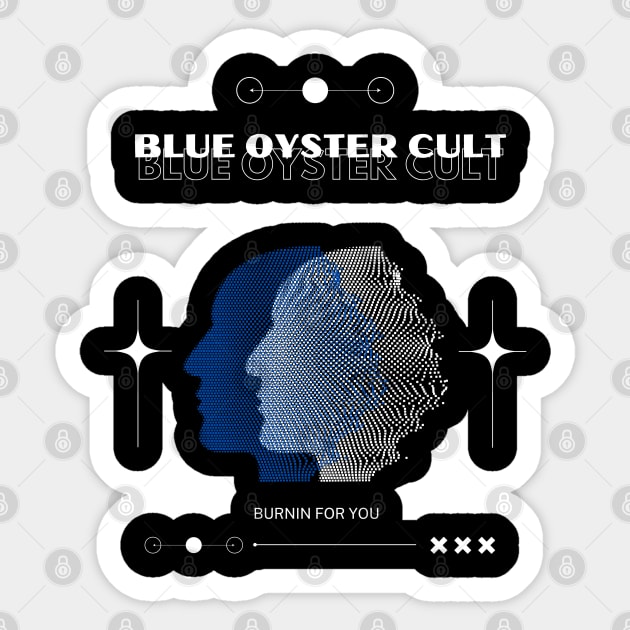 blue oyster cult Sticker by ambonkei